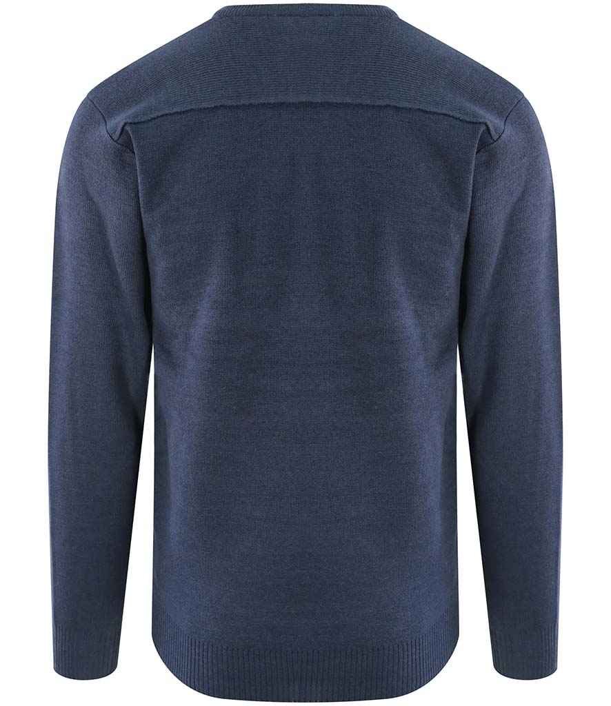 Pro RTX Pro Acrylic V Neck Sweater - Navy (RX200)