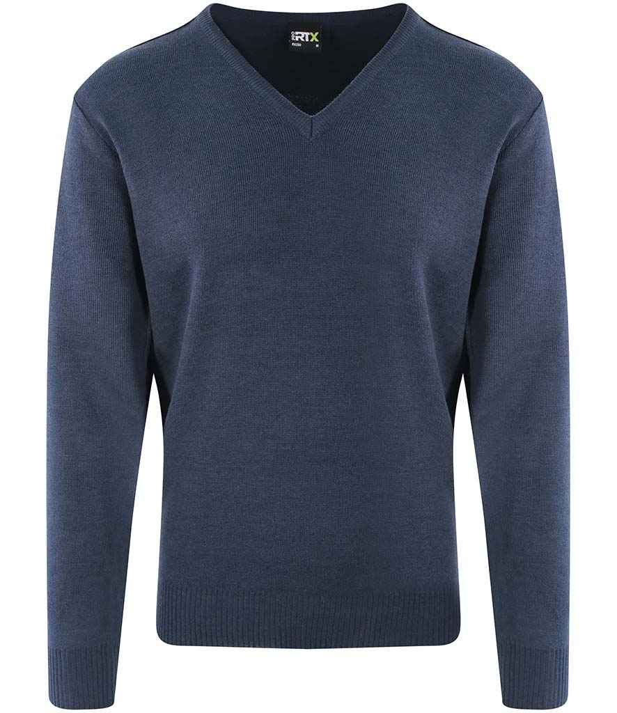 Pro RTX Pro Acrylic V Neck Sweater - Navy (RX200)