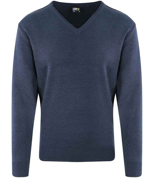 Pro RTX Pro Acrylic V Neck Sweater - Navy (RX200)