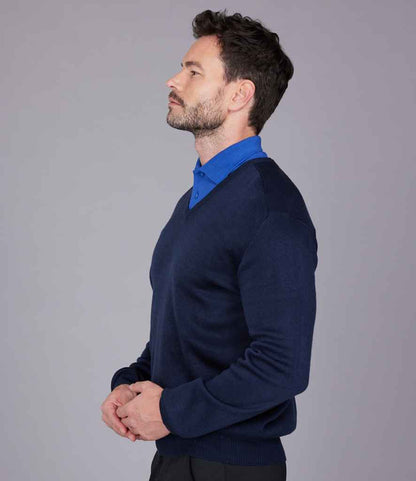 Pro RTX Pro Acrylic V Neck Sweater - Navy (RX200)