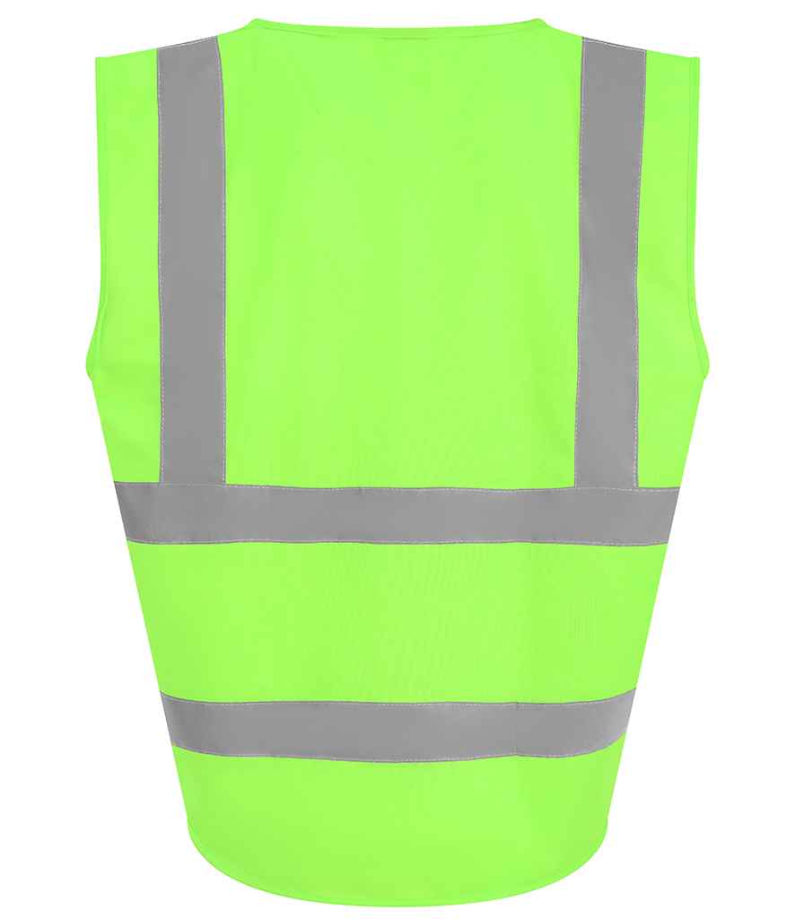 Pro RTX High Visibility Kids Waistcoat - Lime Green (RX700B)