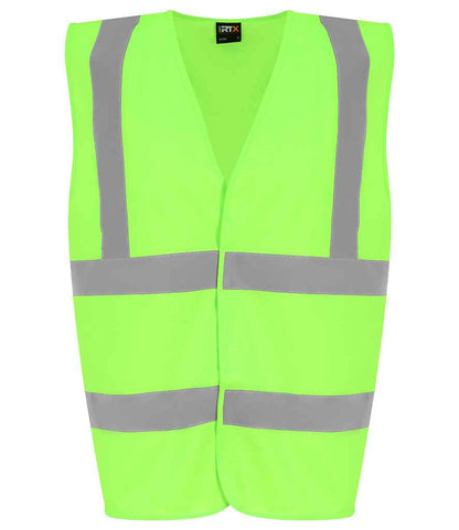 Pro RTX High Visibility Kids Waistcoat - Lime Green (RX700B)