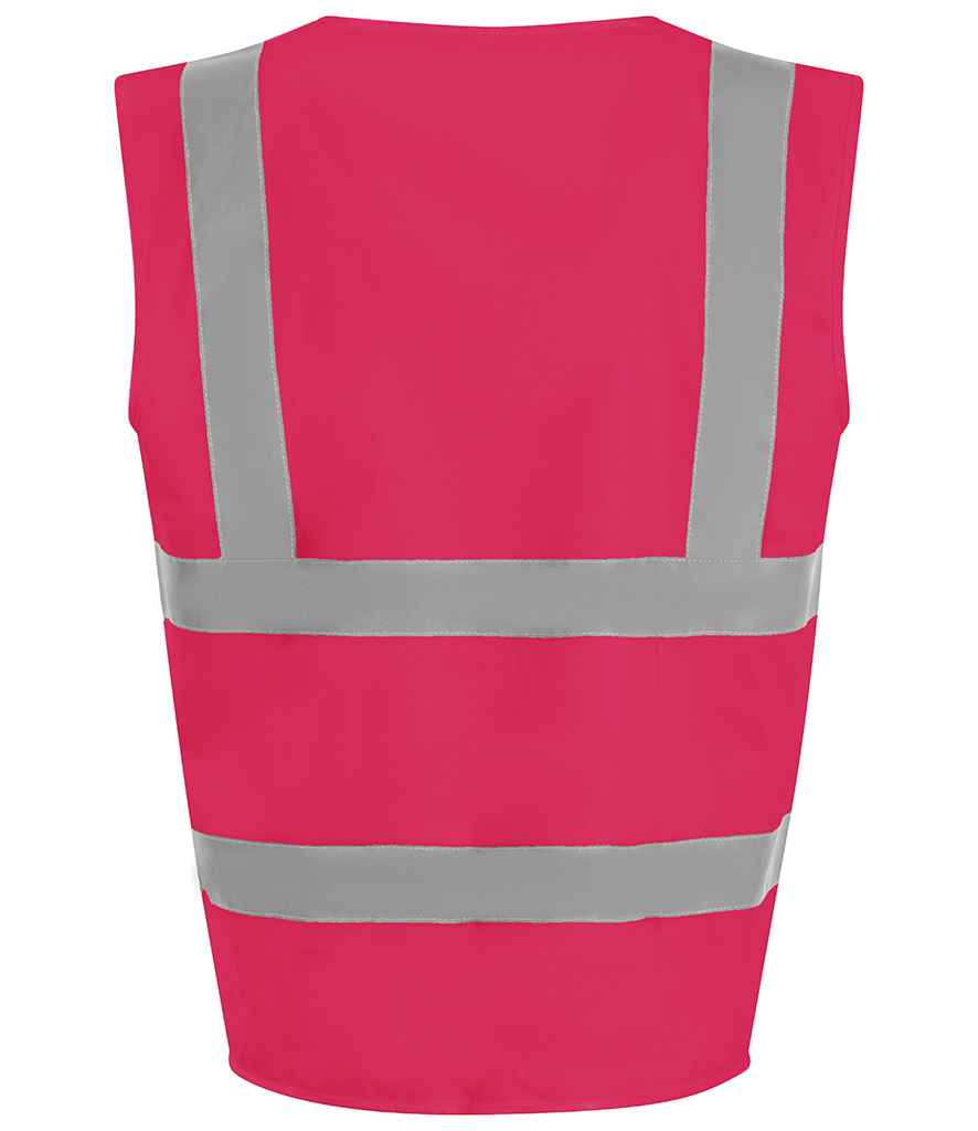 Pro RTX High Visibility Kids Waistcoat - Pink (RX700B)
