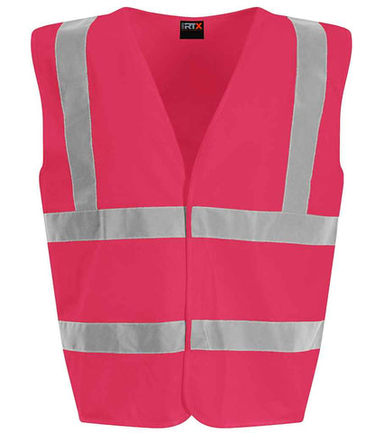 Pro RTX High Visibility Kids Waistcoat - Pink (RX700B)