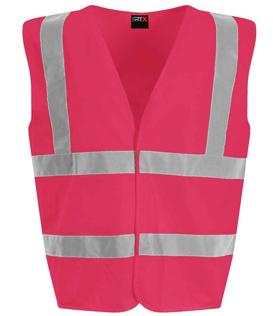 Pro RTX High Visibility Kids Waistcoat - Pink (RX700B)