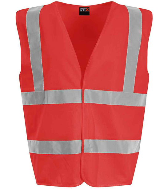 Pro RTX High Visibility Kids Waistcoat - Red (RX700B)
