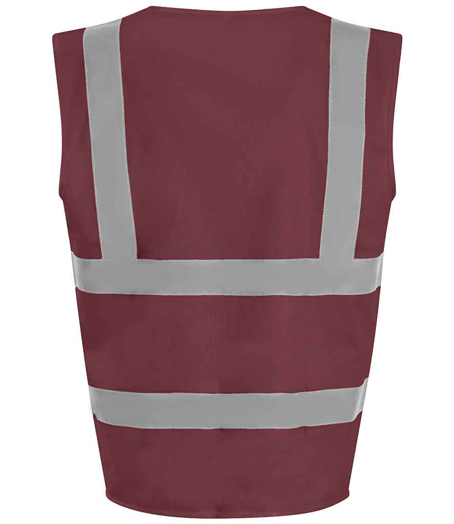 Pro RTX High Visibility Waistcoat - Maroon (RX700)