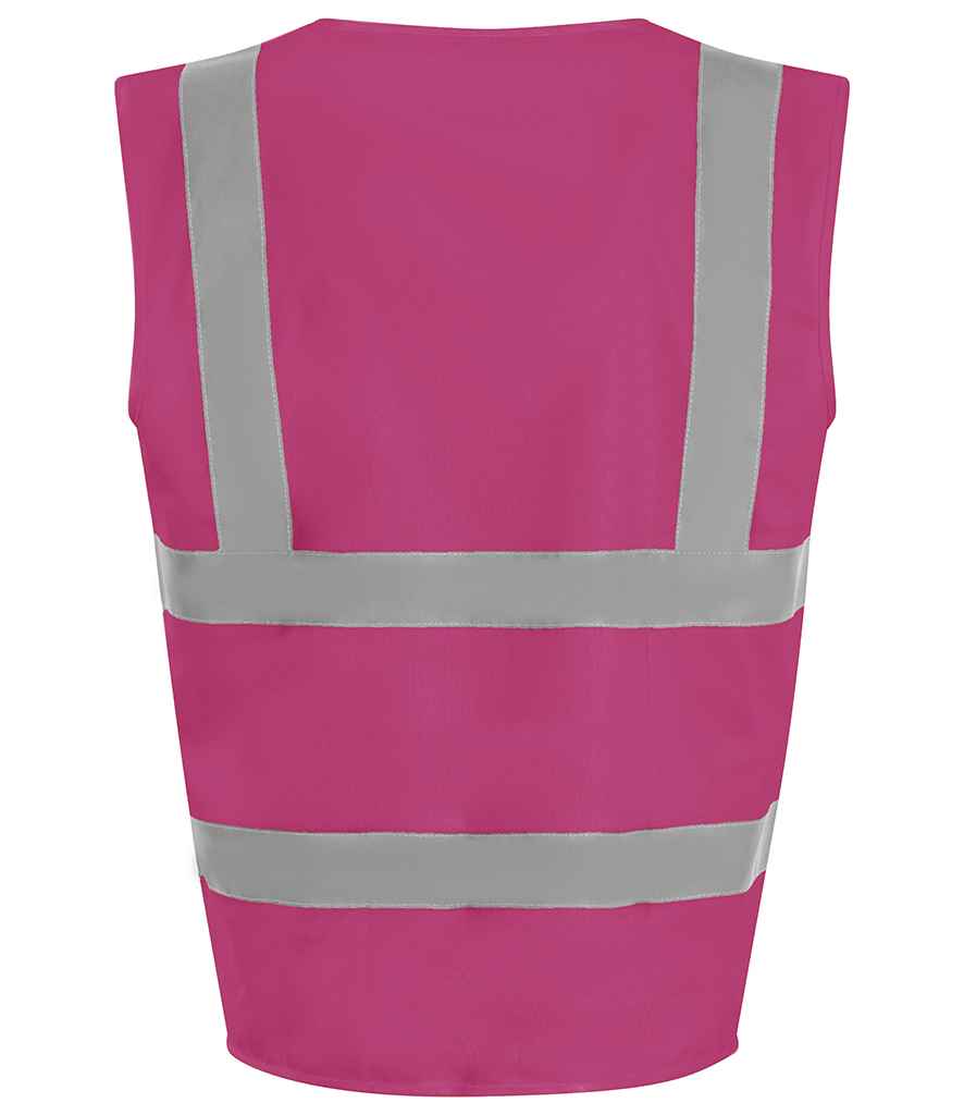 Pro RTX High Visibility Waistcoat - Raspberry (RX700)