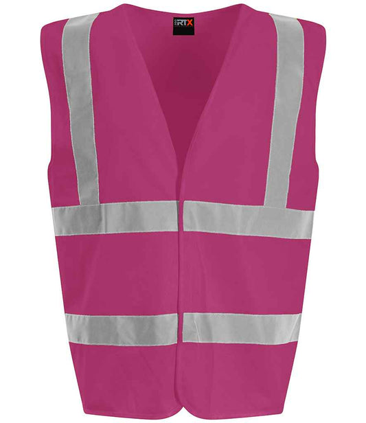 Pro RTX High Visibility Waistcoat - Raspberry (RX700)