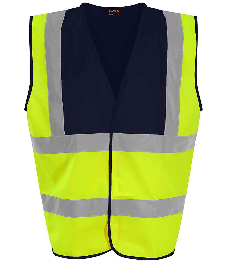 Pro RTX High Visibility Waistcoat - Yellow/Navy (RX700)