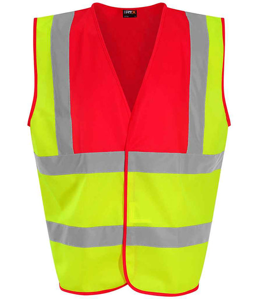 Pro RTX High Visibility Waistcoat - Yellow/Pink (RX700)