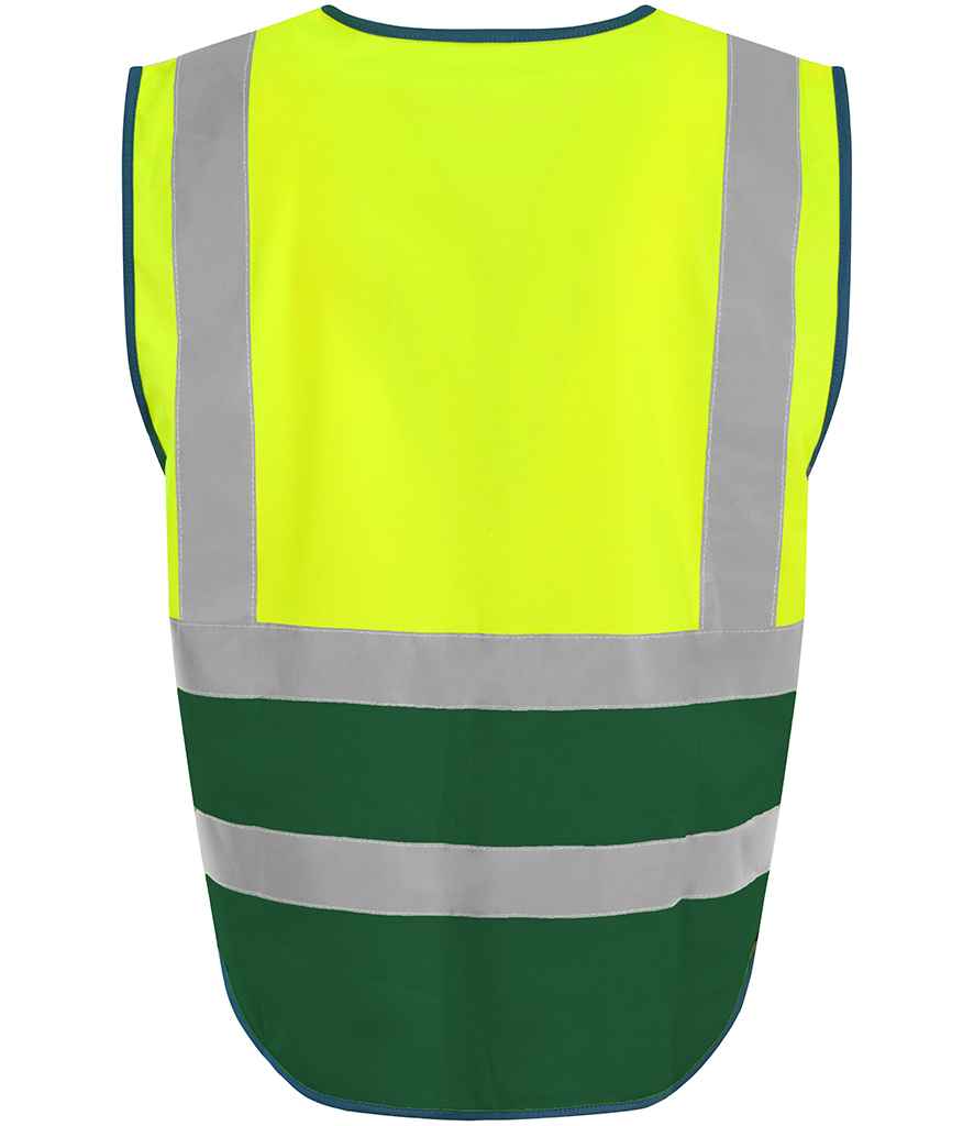 Pro RTX High Visibility Executive Waistcoat - Yellow/Paramedic Green (RX705)