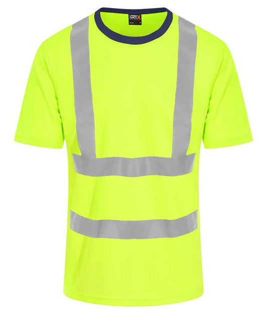 Pro RTX High Visibility T-Shirt - Yellow/Navy (RX720)