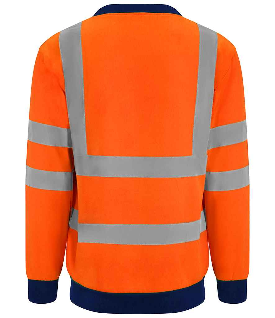 Pro RTX High Visibility Two Tone Sweatshirt - Orange/Navy (RX730)