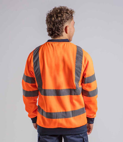 Pro RTX High Visibility Two Tone Sweatshirt - Orange/Navy (RX730)