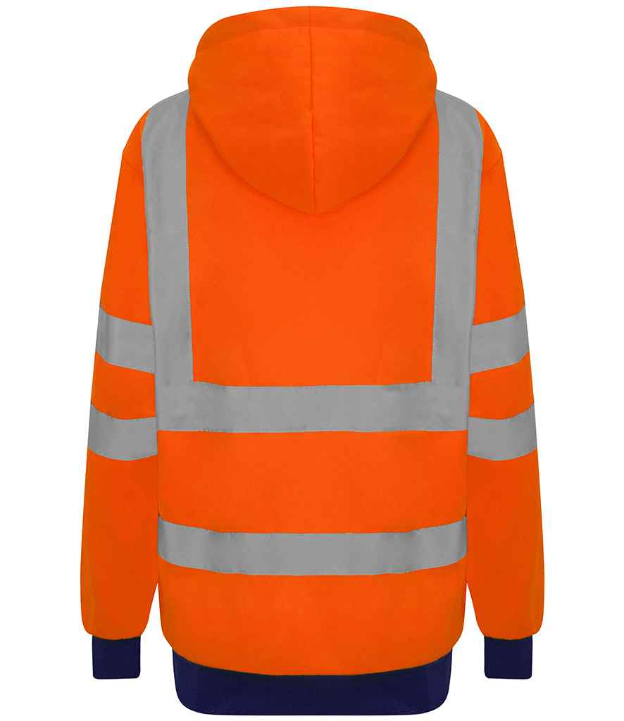 Pro RTX High Visibility Two Tone Hoodie - Orange/Navy (RX740)