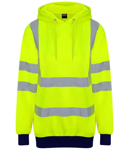 Pro RTX High Visibility Two Tone Hoodie - Yellow/Navy (RX740)