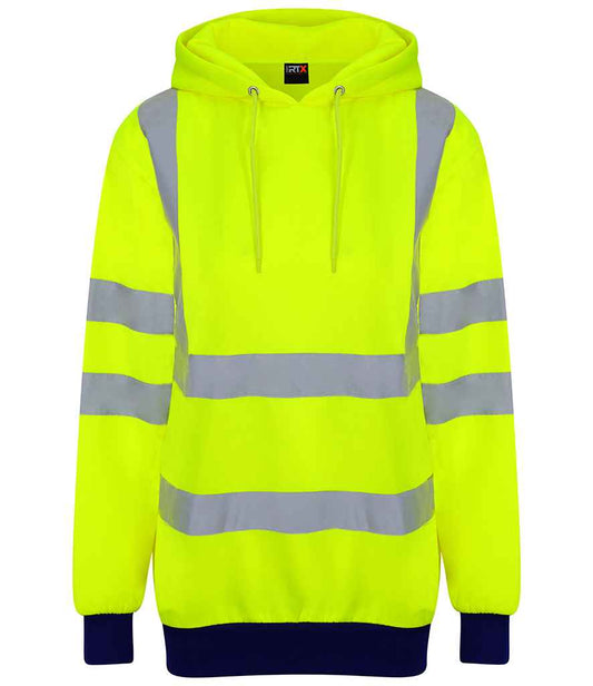 Pro RTX High Visibility Two Tone Hoodie - Yellow/Navy (RX740)
