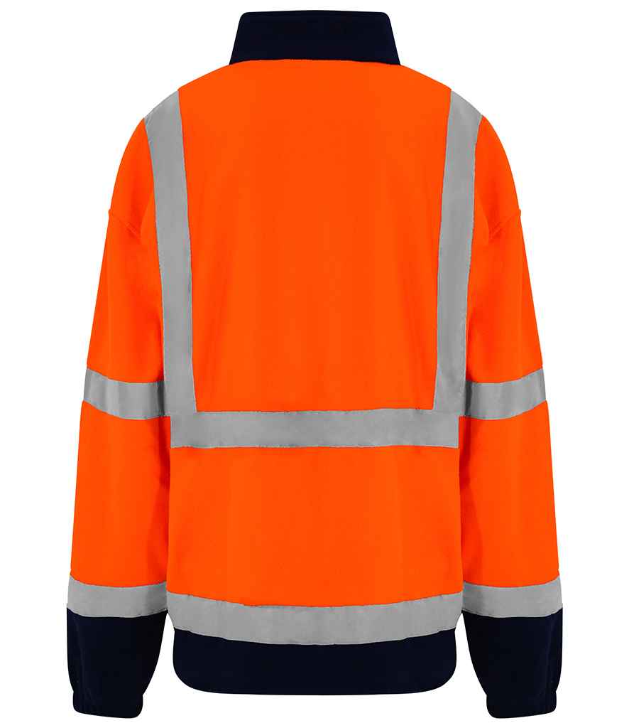 Pro RTX High Visibility Fleece Jacket - Orange/Navy (RX750)