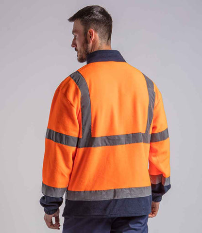 Pro RTX High Visibility Fleece Jacket - Orange/Navy (RX750)