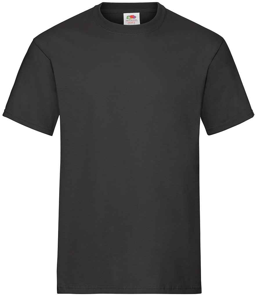 Fruit of the Loom Heavy Cotton T-Shirt - Black (SA101)