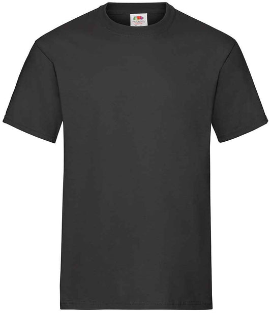 Fruit of the Loom Heavy Cotton T-Shirt - Black (SA101)