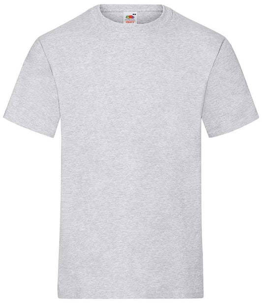 Fruit of the Loom Heavy Cotton T-Shirt - Heather Grey (SA101)
