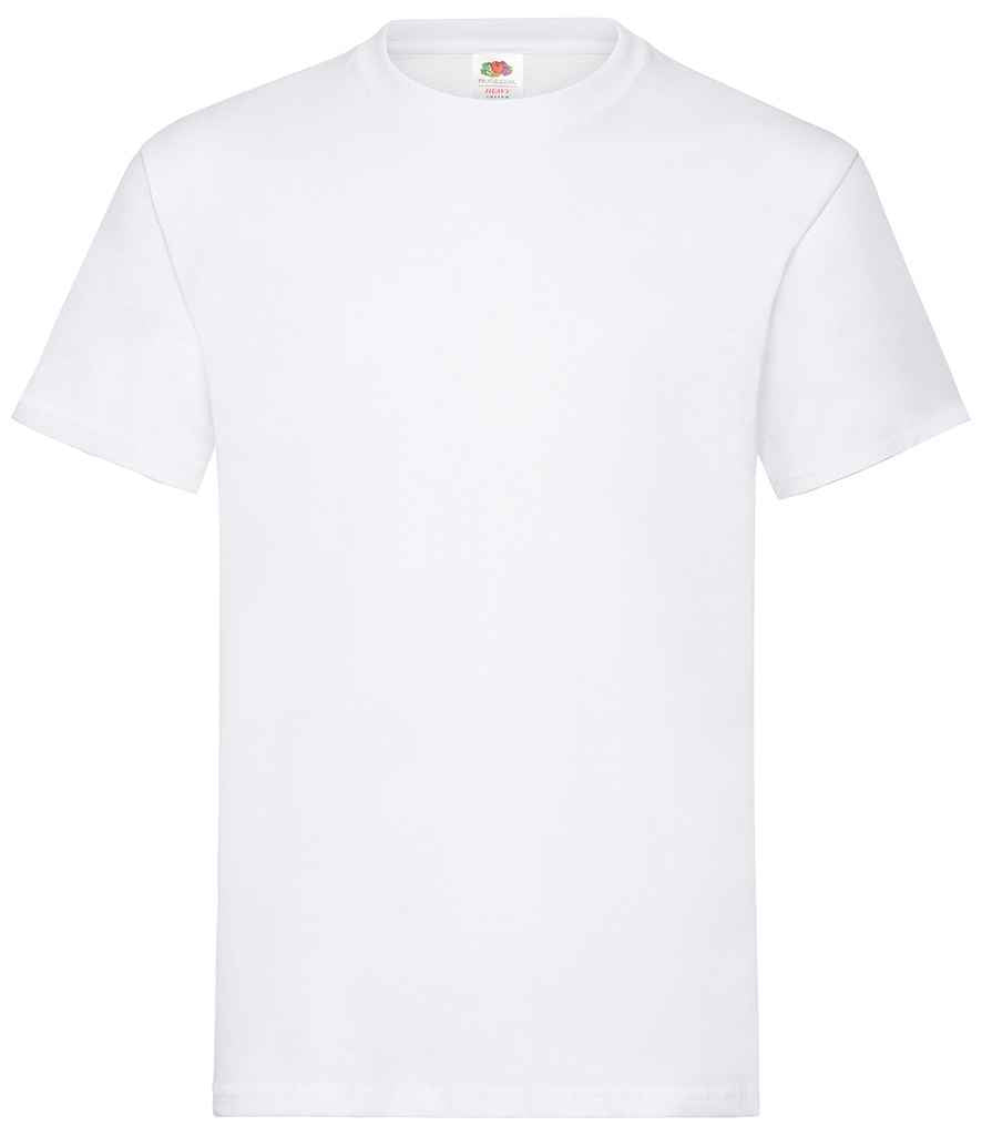 Fruit of the Loom Heavy Cotton T-Shirt - White (SA101)