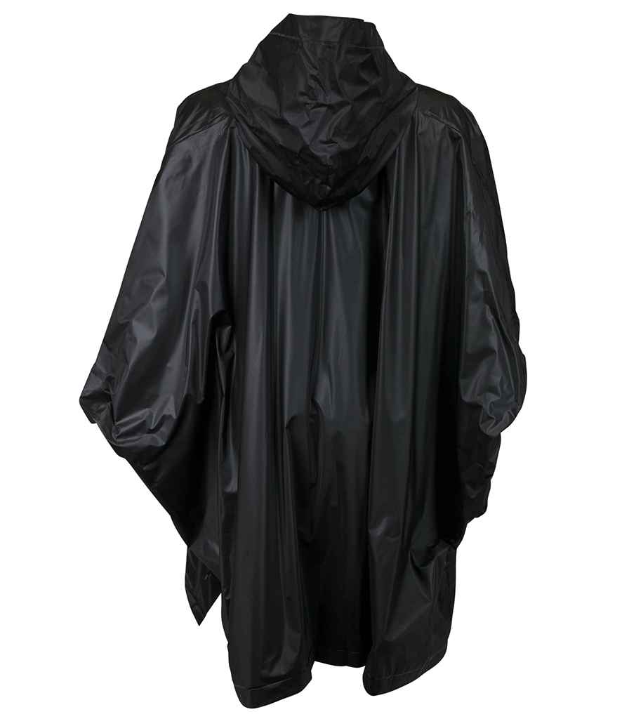 Splashmacs Kids Rain Poncho - Black (SC19)