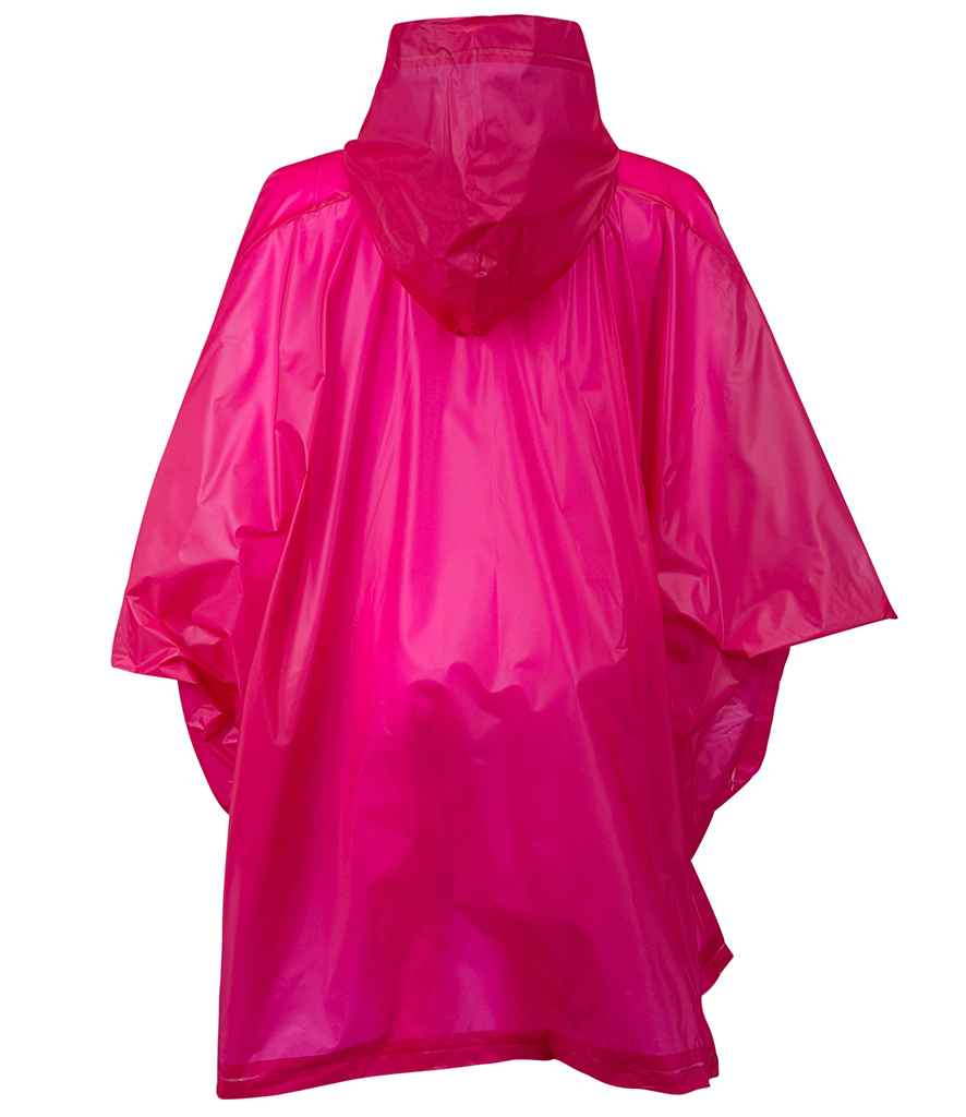 Splashmacs Kids Rain Poncho - Fuchsia (SC19)
