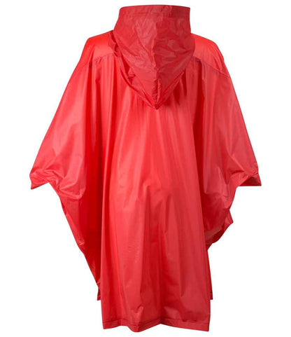 Splashmacs Kids Rain Poncho - Red (SC19)