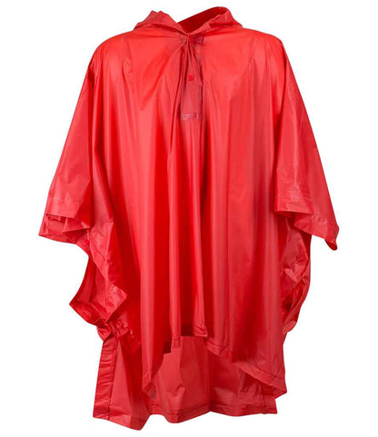 Splashmacs Kids Rain Poncho - Red (SC19)