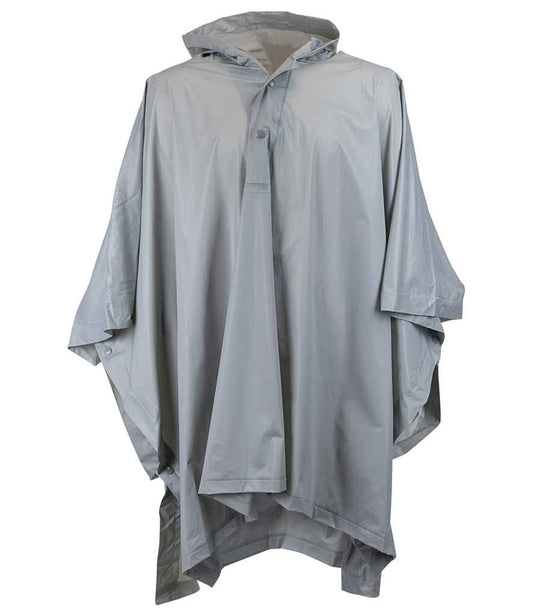 Splashmacs Kids Rain Poncho - Silver (SC19)