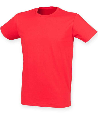 SF Clothing SF Clothing Feel Good Stretch T-Shirt - Bright Red (SF121)