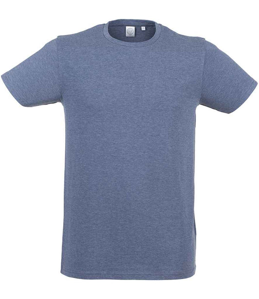 SF Clothing SF Clothing Feel Good Stretch T-Shirt - Heather Navy (SF121)