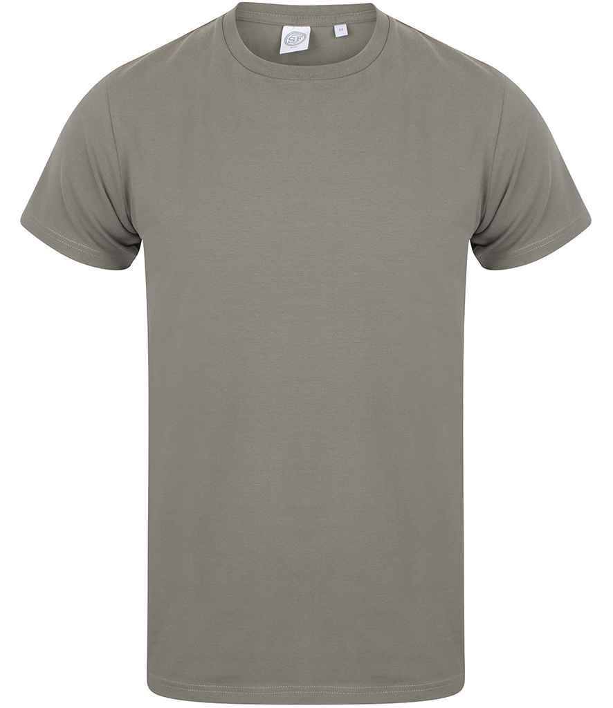 SF Clothing SF Clothing Feel Good Stretch T-Shirt - Khaki (SF121)