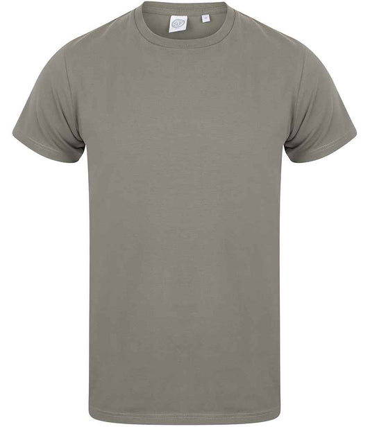 SF Clothing SF Clothing Feel Good Stretch T-Shirt - Khaki (SF121)