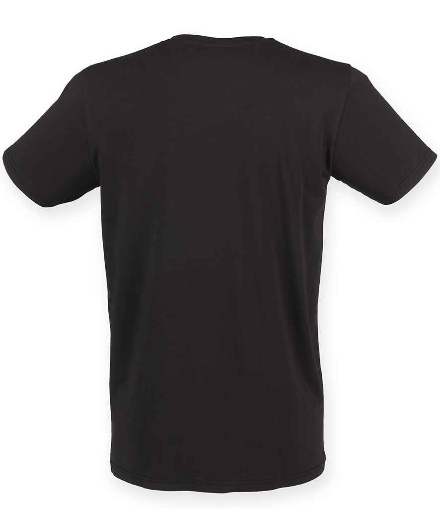 SF Clothing SF Clothing Feel Good Stretch V Neck T-Shirt - Black (SF122)