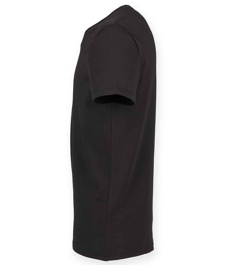 SF Clothing SF Clothing Feel Good Stretch V Neck T-Shirt - Black (SF122)