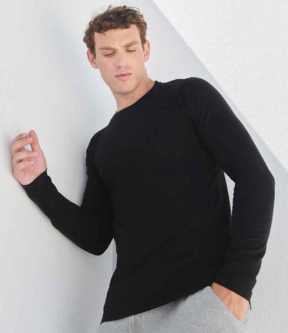 SF Clothing SF Clothing Feel Good Stretch Long Sleeve T-Shirt - Black (SF124)