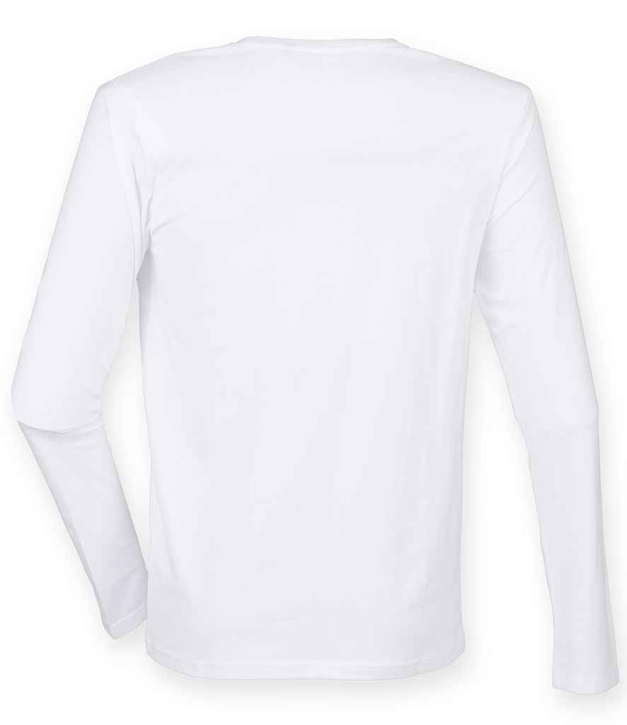 SF Clothing SF Clothing Feel Good Stretch Long Sleeve T-Shirt - White (SF124)