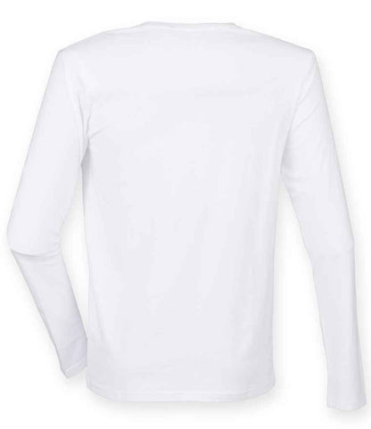 SF Clothing SF Clothing Feel Good Stretch Long Sleeve T-Shirt - White (SF124)