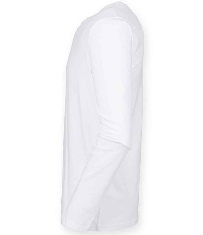 SF Clothing SF Clothing Feel Good Stretch Long Sleeve T-Shirt - White (SF124)