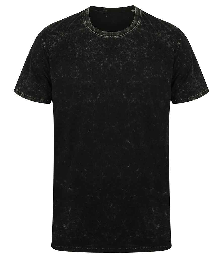 SF Clothing SF Clothing Unisex Washed Band T-Shirt - Washed Black (SF203)
