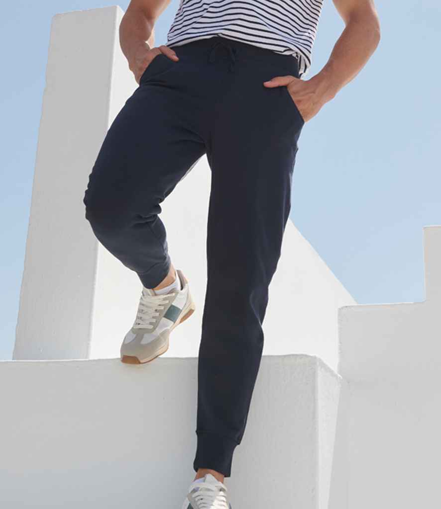 SF Clothing SF Clothing Slim Cuffed Jog Pants - Navy (SF425)