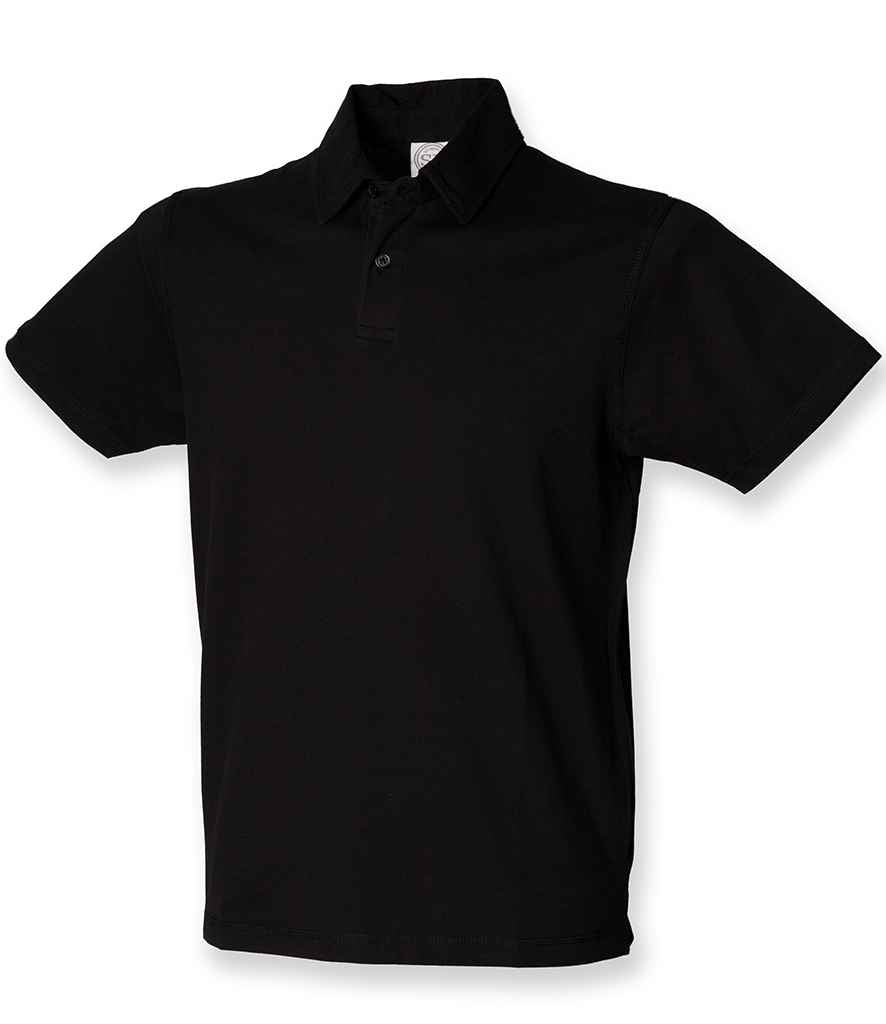 SF Clothing SF Clothing Stretch Piqué Polo Shirt - Black (SF42)