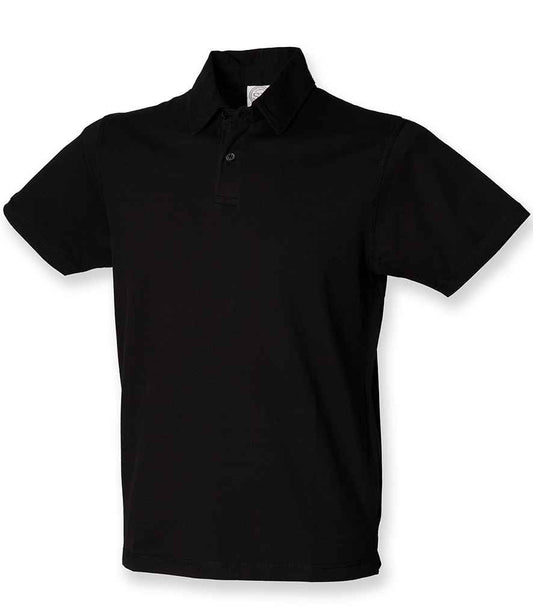 SF Clothing SF Clothing Stretch Piqué Polo Shirt - Black (SF42)