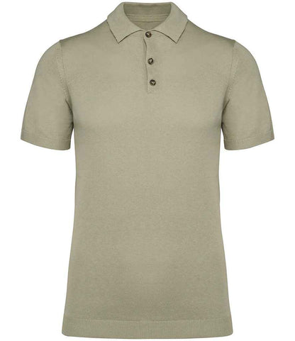 Spasso Spasso Knitted Polo Shirt - Almond Green (SP203)