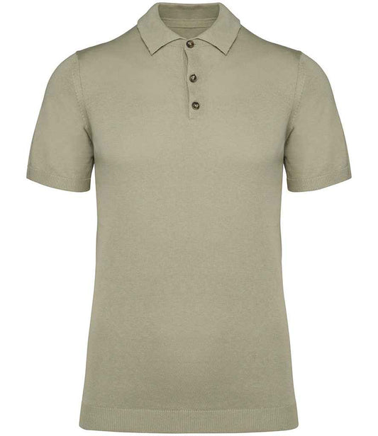 Spasso Spasso Knitted Polo Shirt - Almond Green (SP203)