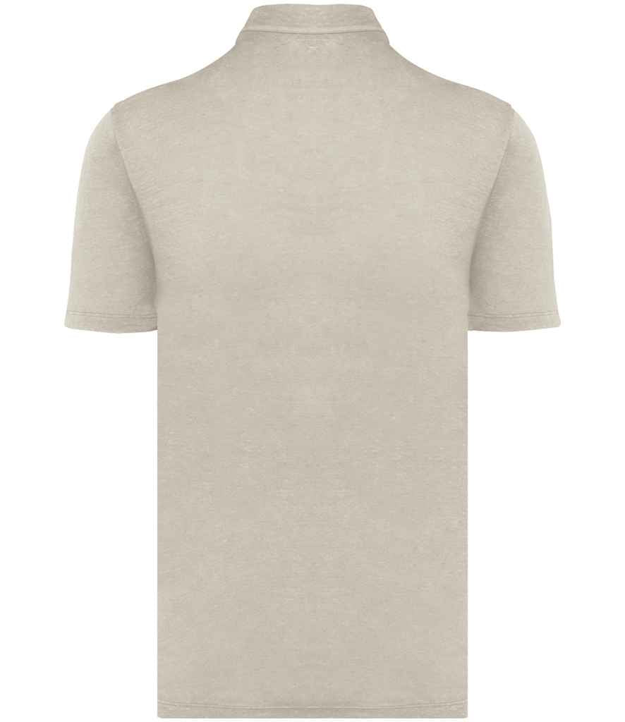 Spasso Spasso Knitted Linen Polo Shirt - Linen Sand (SP217)